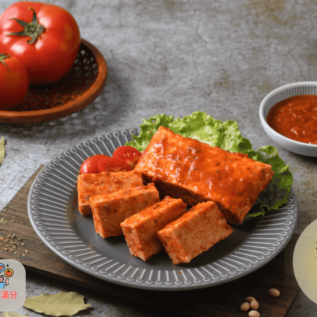 【輕烹調系列】義式茄汁黃豆天貝|經典紅醬風味 x 鬆軟厚實口感 (全素/低鈉高蛋白) 【輕烹調系列】義式茄汁黃豆天貝|經典紅醬風味 x 鬆軟厚實口感 (全素/低鈉高蛋白)