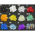 多色水晶寶石/10入/25入/50入/水晶管 多色水晶寶石/10入/25入/50入/水晶管