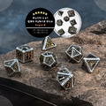 Q-Workshop|神話 Mythical|7入套骰|異材質金屬骰 Hybrid Dice|TRPG|鑲嵌_3 Q-Workshop|神話 Mythical|7入套骰|異材質金屬骰 Hybrid Dice|TRPG|鑲嵌_3