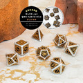 Q-Workshop|神話 Mythical|7入套骰|異材質金屬骰 Hybrid Dice|TRPG|鑲嵌_1 Q-Workshop|神話 Mythical|7入套骰|異材質金屬骰 Hybrid Dice|TRPG|鑲嵌_1