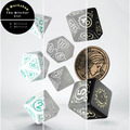 Q-Workshop|巫師 The Witcher Ciri|7入套骰+1枚金屬幣|TRPG|獵魔士 Q-Workshop|巫師 The Witcher Ciri|7入套骰+1枚金屬幣|TRPG|獵魔士