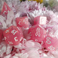 Q-Workshop|粉紅絲帶 Pink Ribbon|7入套骰|TRPG_1 Q-Workshop|粉紅絲帶 Pink Ribbon|7入套骰|TRPG_1