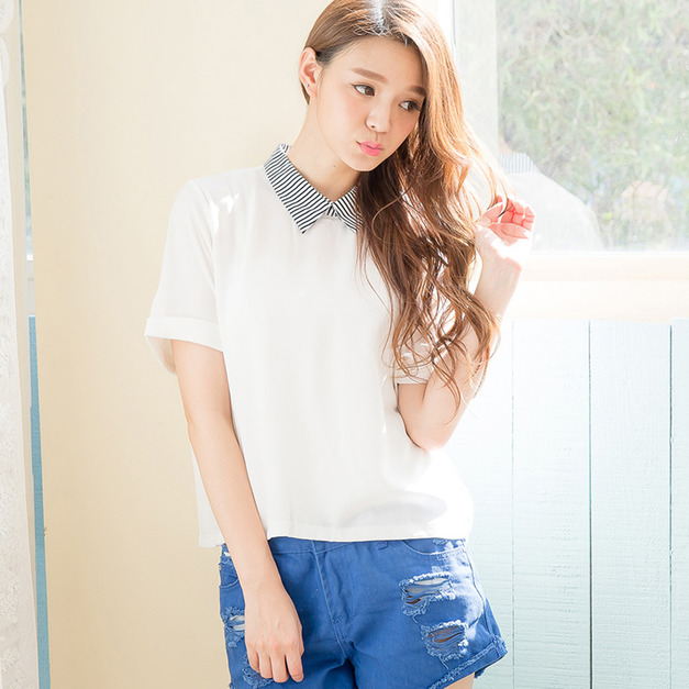 名媛淑女百搭上衣(白) 名媛淑女百搭上衣(白)