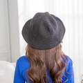 韓版文藝休閒麻花針織漁夫帽(黑)_2 韓版文藝休閒麻花針織漁夫帽(黑)_2