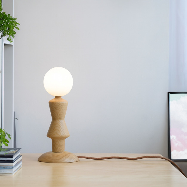 大正復古洋風 北美梣木桌燈 原木 職人手作 075LT 大正復古洋風 北美梣木桌燈 原木 職人手作 075LT