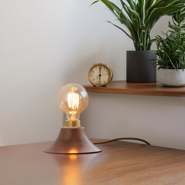 大正復古洋風 北美黑胡桃木桌燈 原木 職人手作 089LT 大正復古洋風 北美黑胡桃木桌燈 原木 職人手作 089LT