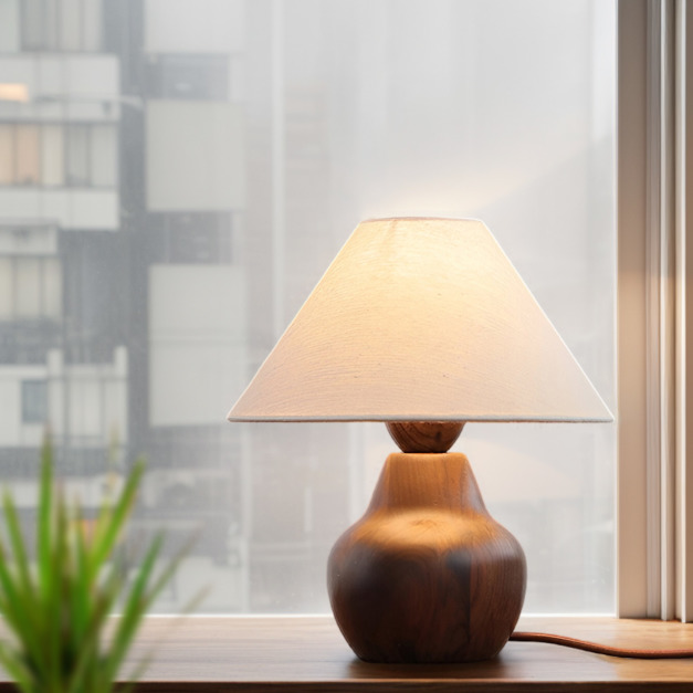 大正復古洋風 北美黑胡桃木桌燈 原木 職人手作 099LT 大正復古洋風 北美黑胡桃木桌燈 原木 職人手作 099LT