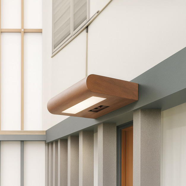 大正復古洋風 德國櫸木壁燈 太陽能充電式感應 307LW 大正復古洋風 德國櫸木壁燈 太陽能充電式感應 307LW