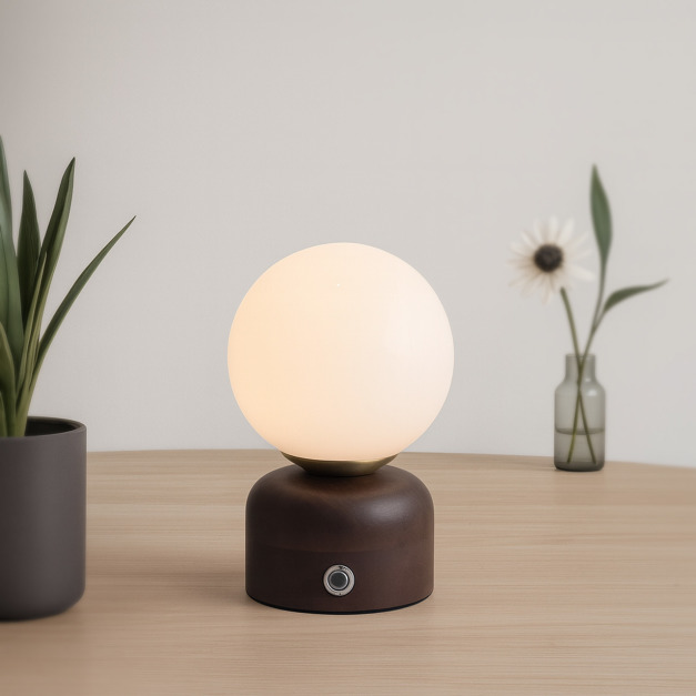 大正復古洋風 北美黑胡桃木小夜燈 充電式 原木 職人手作 313LT 大正復古洋風 北美黑胡桃木小夜燈 充電式 原木 職人手作 313LT