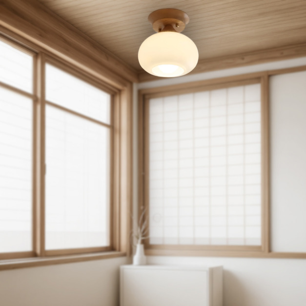 大正復古洋風 北美梣木吸頂燈 原木 職人手作 321LC 大正復古洋風 北美梣木吸頂燈 原木 職人手作 321LC