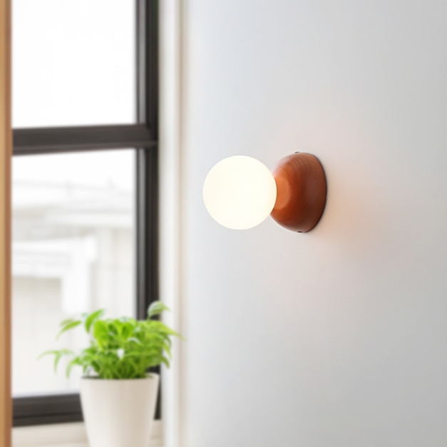 大正復古洋風 北美櫻桃木壁燈 原木手作 色溫三段切換 358LW 大正復古洋風 北美櫻桃木壁燈 原木手作 色溫三段切換 358LW