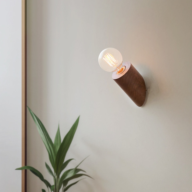 大正復古洋風 北美黑胡桃木壁燈 原木手作 369LW 大正復古洋風 北美黑胡桃木壁燈 原木手作 369LW