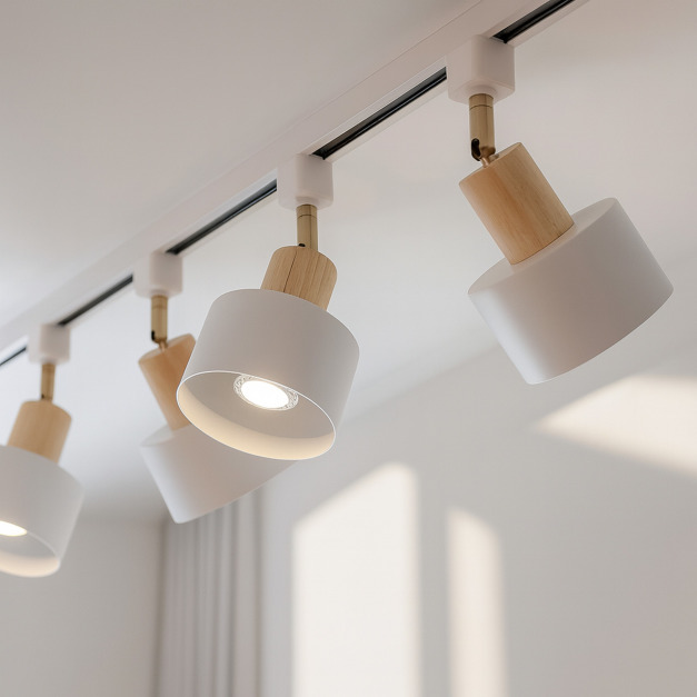 大正復古洋風 北美橡木吸頂燈軌道燈 原木 手作 色溫三段切換 400LC 大正復古洋風 北美橡木吸頂燈軌道燈 原木 手作 色溫三段切換 400LC