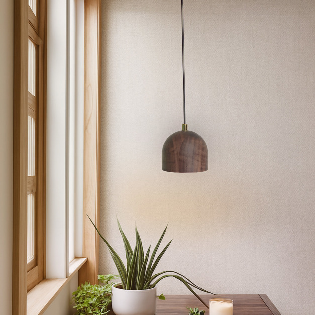 大正復古洋風 北美黑胡桃木吊燈 原木 職人手作 393LC 大正復古洋風 北美黑胡桃木吊燈 原木 職人手作 393LC