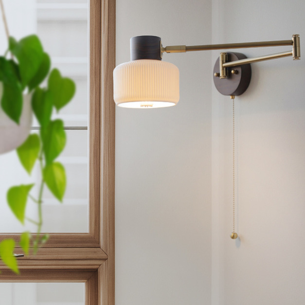 大正復古洋風 黑胡桃木壁燈 原木 手作 色溫三段切換 417LW 大正復古洋風 黑胡桃木壁燈 原木 手作 色溫三段切換 417LW