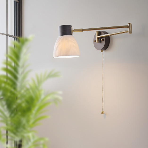 大正復古洋風 黑胡桃木壁燈 原木 手作 色溫三段切換 416LW 大正復古洋風 黑胡桃木壁燈 原木 手作 色溫三段切換 416LW