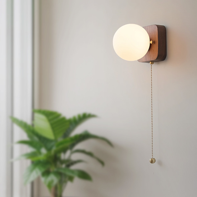 大正復古洋風 黑胡桃木壁燈 原木 手作 色溫三段切換 420LW 大正復古洋風 黑胡桃木壁燈 原木 手作 色溫三段切換 420LW