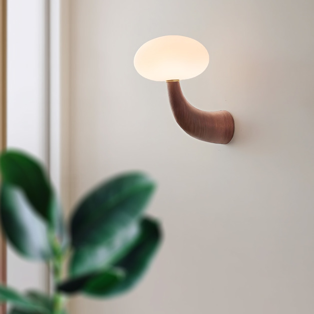 大正復古洋風 黑胡桃木壁燈 原木 手作 426LW 大正復古洋風 黑胡桃木壁燈 原木 手作 426LW