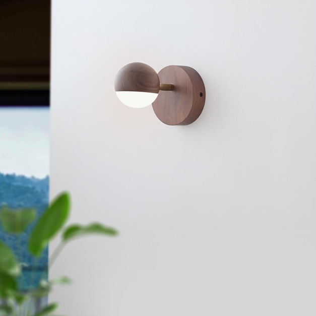 大正復古洋風 黑胡桃木壁燈 原木 手作 431LW 大正復古洋風 黑胡桃木壁燈 原木 手作 431LW