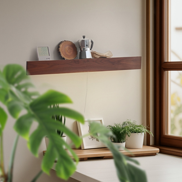 大正復古洋風 北美黑胡桃木橡木壁燈 原木層板掛牆 手作 438LW 大正復古洋風 北美黑胡桃木橡木壁燈 原木層板掛牆 手作 438LW