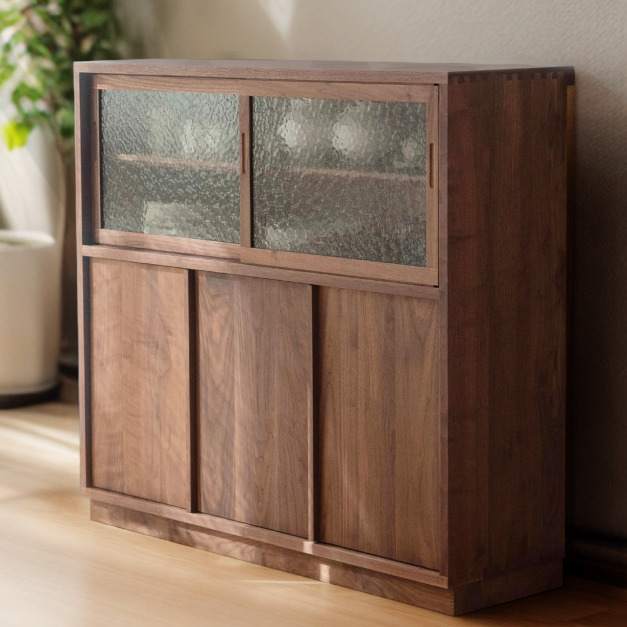大正富士 原木玻璃滑門收納櫃 職人手作 302NS 訂製 歡迎查詢 大正富士 原木玻璃滑門收納櫃 職人手作 302NS 訂製 歡迎查詢