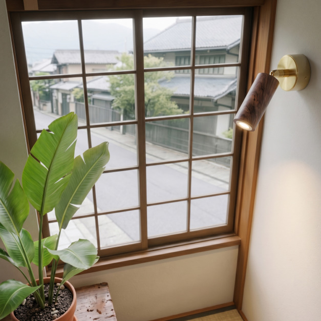 大正復古洋風 黑胡桃木欅木壁燈 原木 手作 437LW 大正復古洋風 黑胡桃木欅木壁燈 原木 手作 437LW