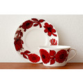 Gustavsberg 紅花Aster 茶杯盤組_1 Gustavsberg 紅花Aster 茶杯盤組_1