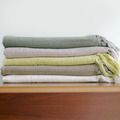 歐盟認證百分百法國面料高級亞麻混紡萬用毯(草綠)_6 歐盟認證百分百法國面料高級亞麻混紡萬用毯(草綠)_6