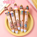 2入★卡皮巴拉10色按壓筆 多色中性筆_4 2入★卡皮巴拉10色按壓筆 多色中性筆_4