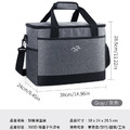 大容量26L野餐包 牛津方形保溫袋 保冷袋 灰色_5 大容量26L野餐包 牛津方形保溫袋 保冷袋 灰色_5