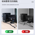 背膠黏貼式理線帶 魔鬼貼束線帶 3M背膠綁帶(10入)_1 背膠黏貼式理線帶 魔鬼貼束線帶 3M背膠綁帶(10入)_1
