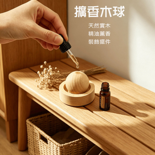 2組★實木擴香木球(含底座) 星球擴香器 圓球無火香薰 2組★實木擴香木球(含底座) 星球擴香器 圓球無火香薰