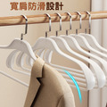 寬肩無痕防滑衣架 衣服不鼓包 衣撐(加大款5支/包)_1 寬肩無痕防滑衣架 衣服不鼓包 衣撐(加大款5支/包)_1