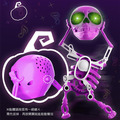 聖誕節★跳舞骷髏人 3D列印/發條搖擺 (聲光版粉)_2 聖誕節★跳舞骷髏人 3D列印/發條搖擺 (聲光版粉)_2