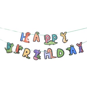 【派對佈置】300cm恐龍生日掛旗 【派對佈置】300cm恐龍生日掛旗