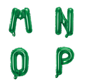 16吋聖誕綠色字母球-M.N.O.P 16吋聖誕綠色字母球-M.N.O.P