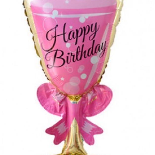 88cm鋁箔-粉紅香檳酒杯