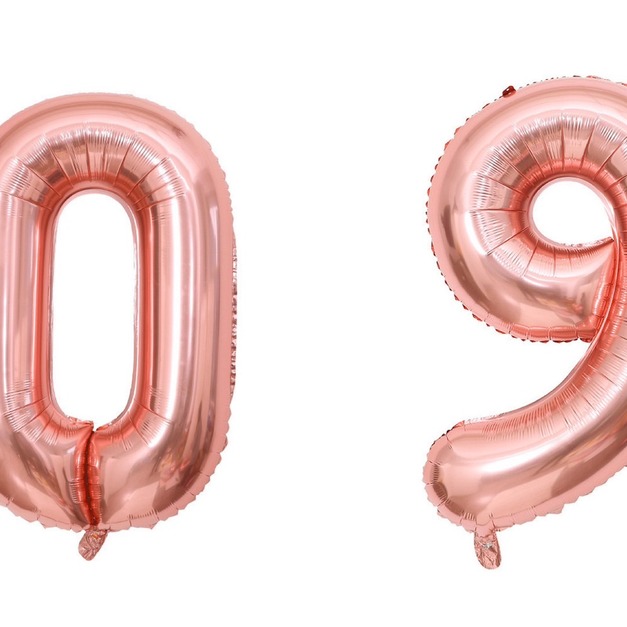 16吋玫瑰金數字球-9.0 16吋玫瑰金數字球-9.0