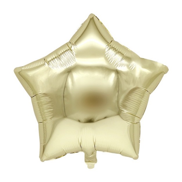 18吋星星鋁箔球-白金