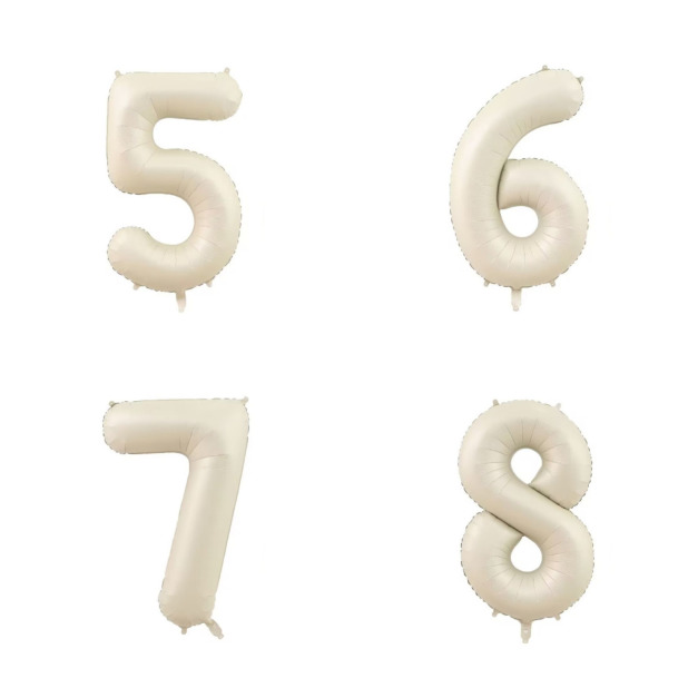 32吋奶茶數字球-5678 32吋奶茶數字球-5678