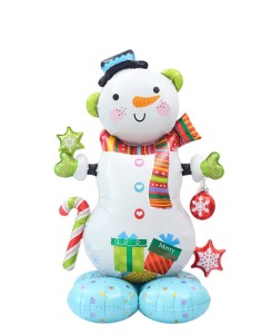 109cm聖誕節 立體聖誕小帽雪人 109cm聖誕節 立體聖誕小帽雪人