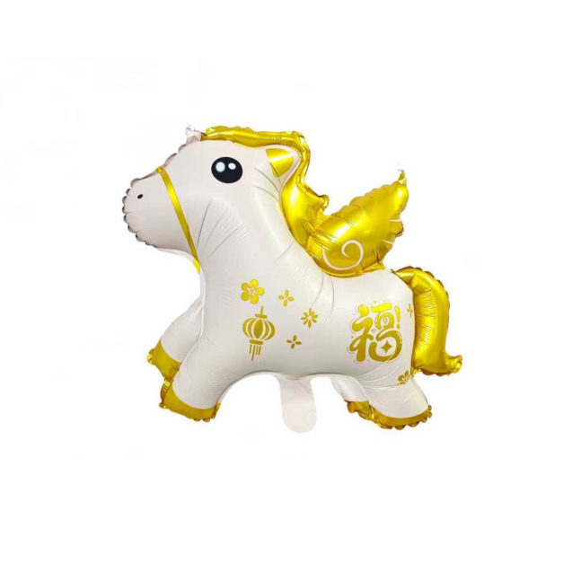 48cm新年 小飛馬(粉色/紅色) 48cm新年 小飛馬(粉色/紅色)