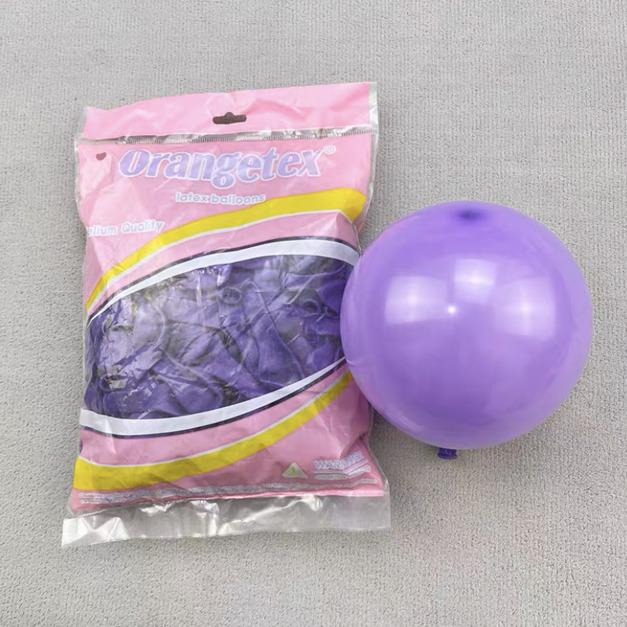 5吋圓形氣球-標準紫色(O牌)200顆裝