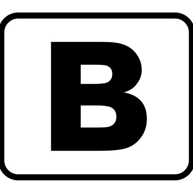 B