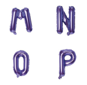 16吋紫色字母球-M.N.O.P 16吋紫色字母球-M.N.O.P