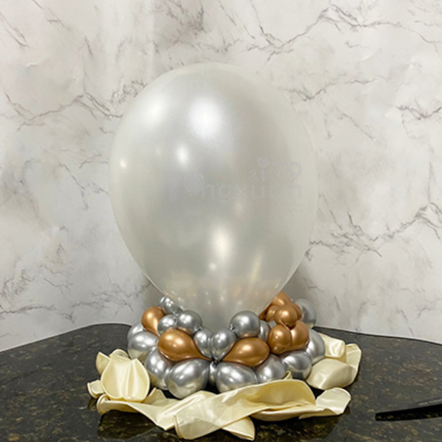 10吋圓形-珠光面/白色P18 ( T牌 )white