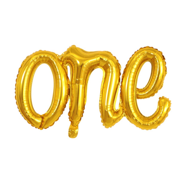 103cm 週歲ONE 字母-金色 103cm 週歲ONE 字母-金色