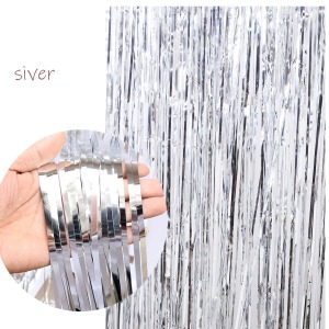 【派對商品】3m鋁箔雨絲流蘇-銀色 【派對商品】3m鋁箔雨絲流蘇-銀色