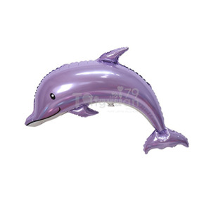 116cm 海洋系列鋁箔球-北美紫色海豚 116cm 海洋系列鋁箔球-北美紫色海豚