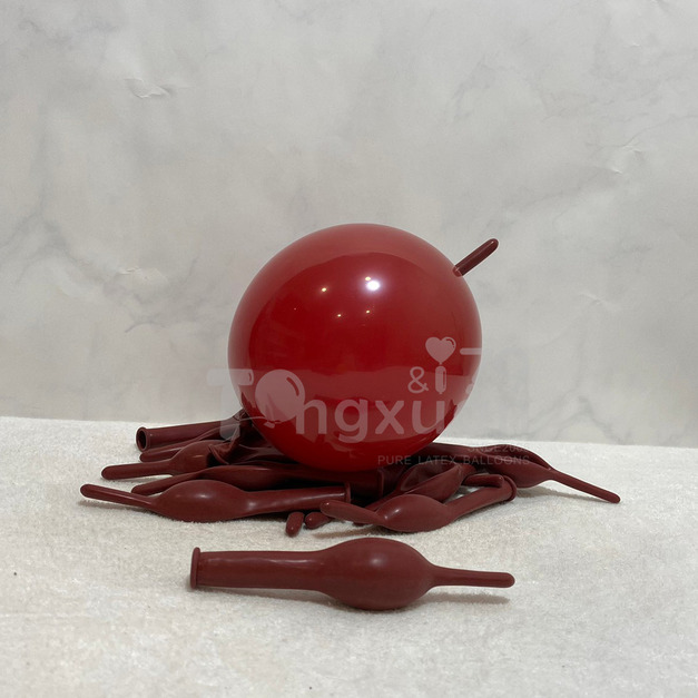 12吋連接球-標準面/棗紅色SR1(T牌) Dates Red